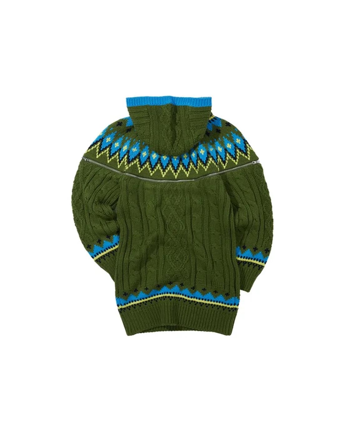 앤더슨벨 포 우먼 케이프 노르딕 니트 원피스 상품이미지3