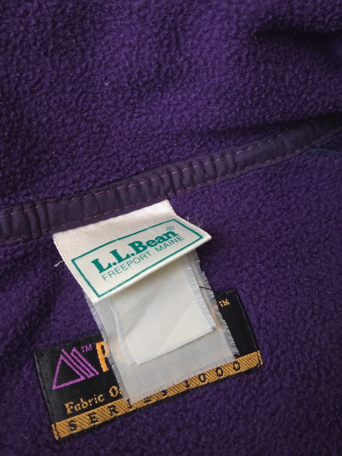 Rare 70s llbean USA  플리스 하프 집업 XL 상품이미지5