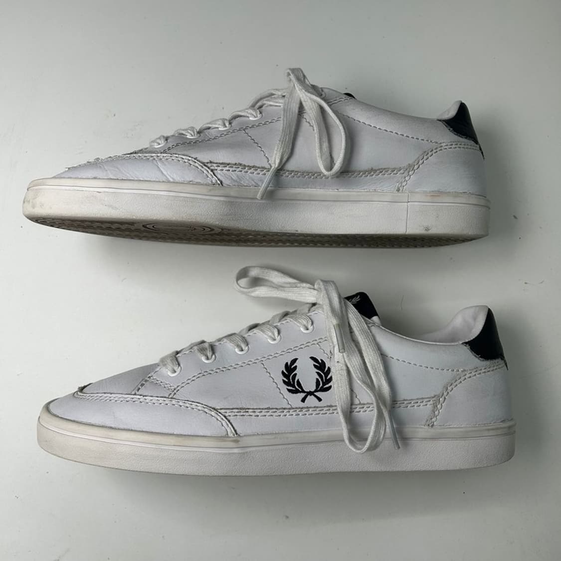 프레드페리 듀스 레더 스니커즈 UK 8 상품이미지2