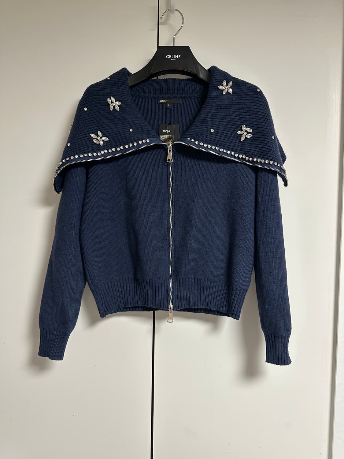 마쥬 쥬얼리넥 가디건 새상품 상품이미지5