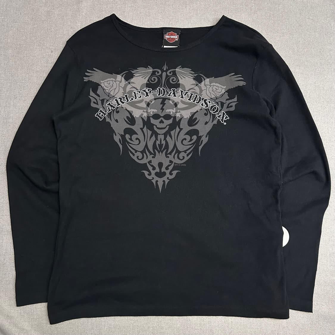 Harley Davidson y2k Skull T-Shirts 상품이미지5