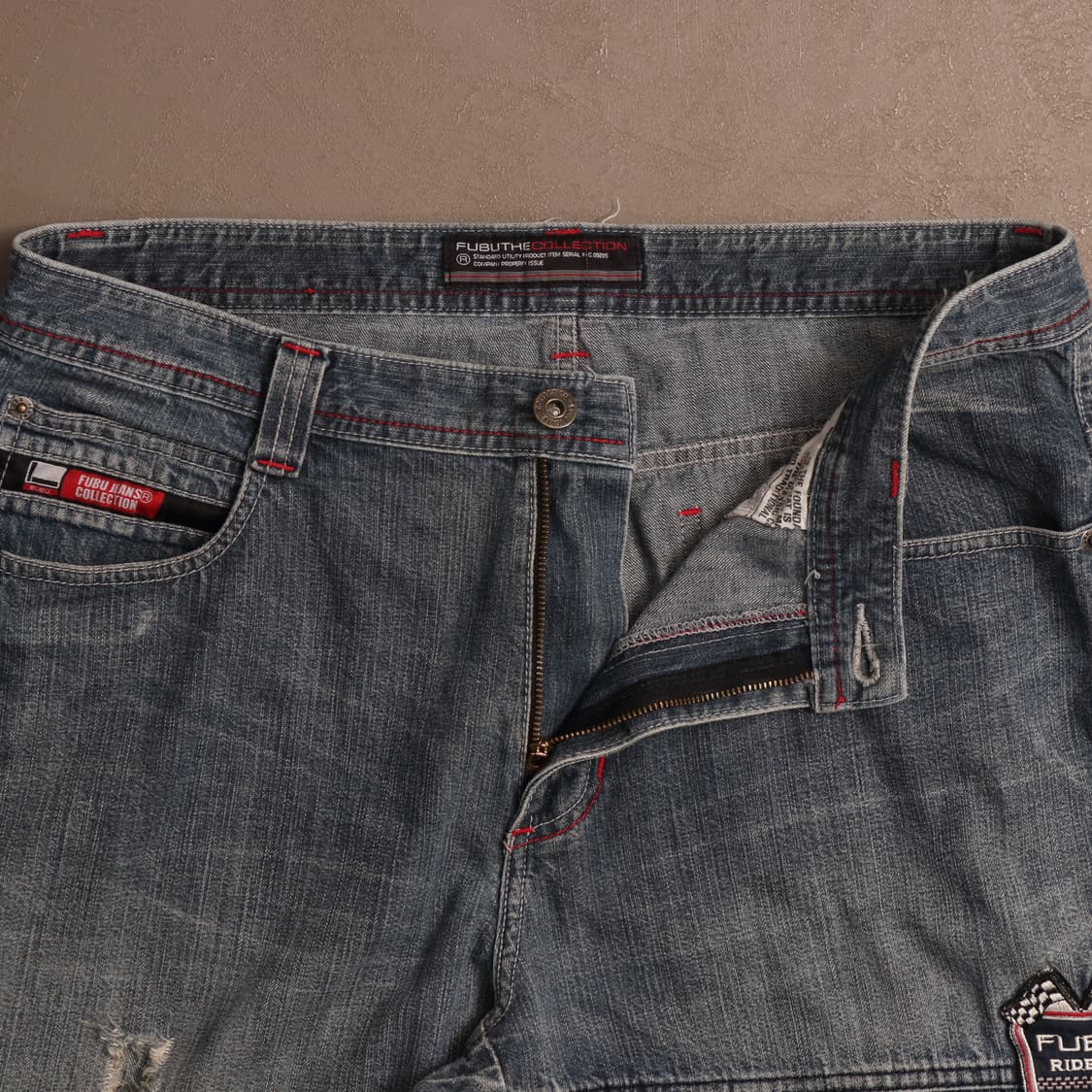 90's 후부 올드스쿨 데님팬츠 A1824 상품이미지3
