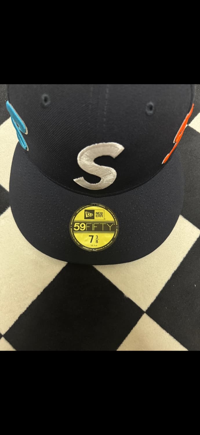 슈프림 멀티 s로고 뉴에라 네이비 상품이미지5