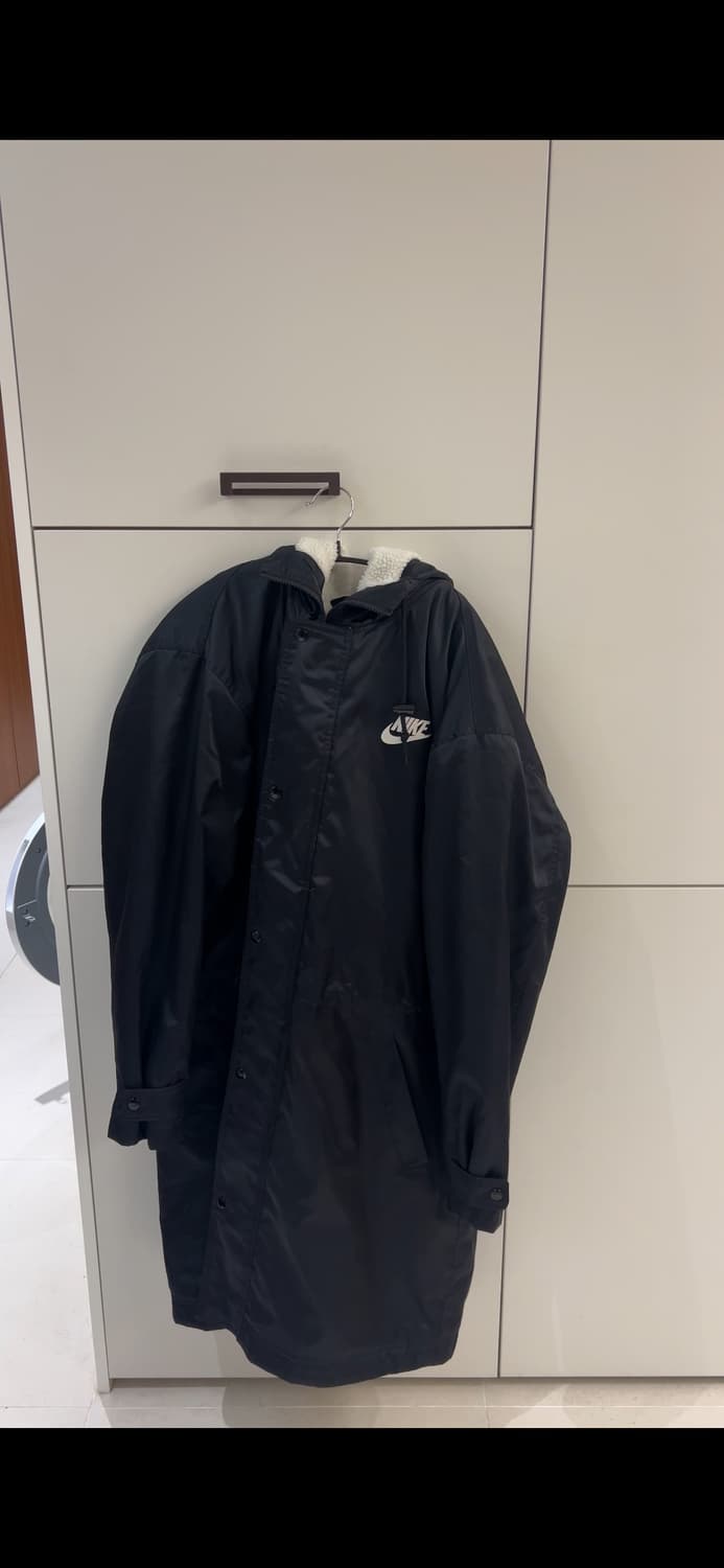 나이키 NSW 합성 필 파카 후리스 돕바 롱패딩 블랙 상품이미지1