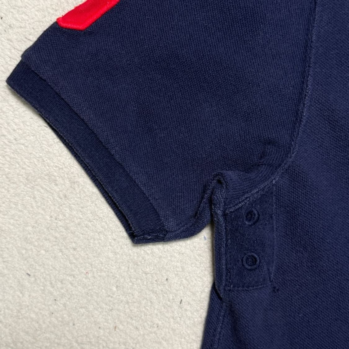 폴로 랄프로렌 빅포니 USA 성조기 PK 카라 티셔츠 네이비 XL 상품이미지4