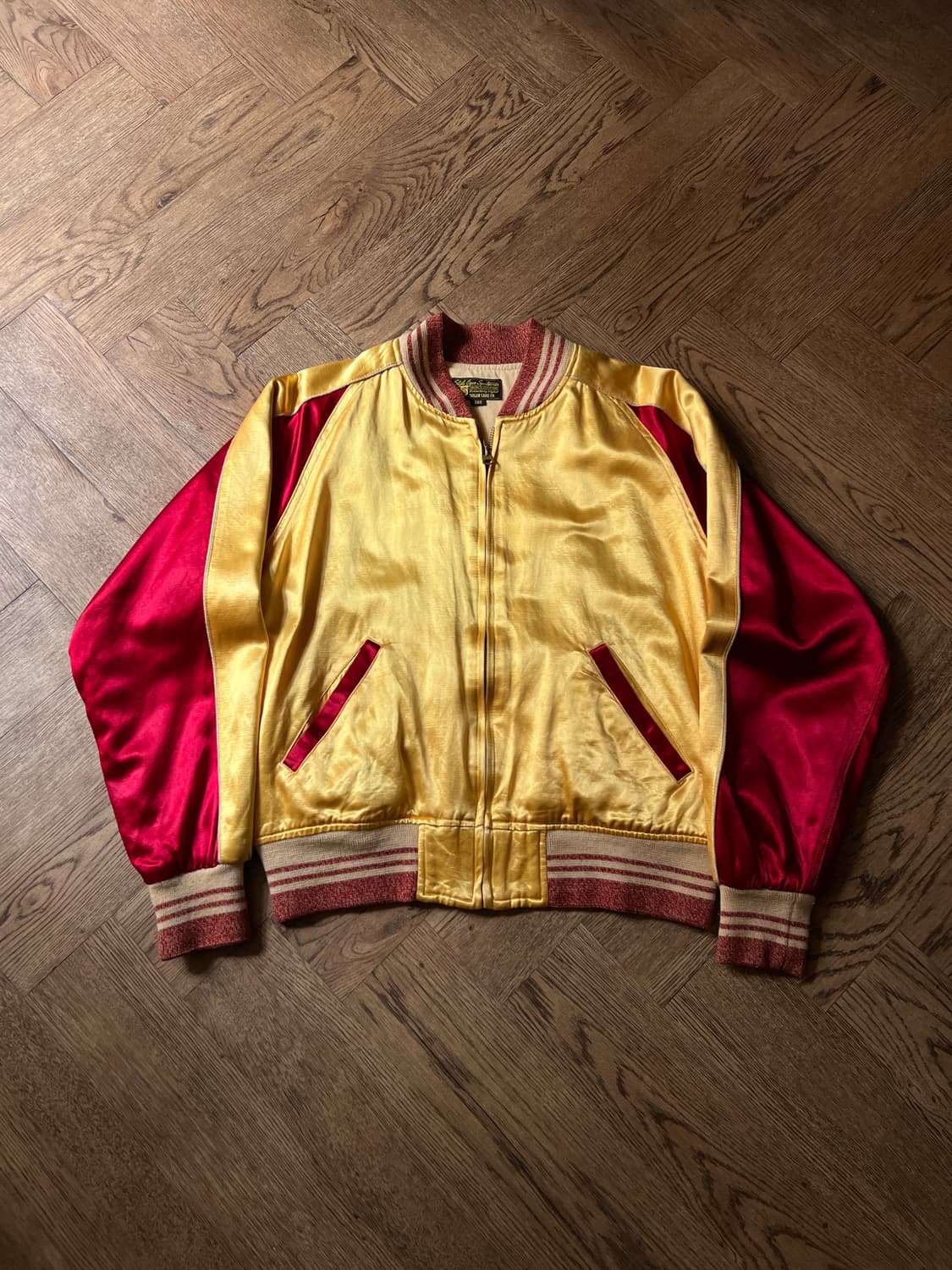 [M]Sugar Cane 슈가케인 새틴 스카잔 자켓 상품이미지2