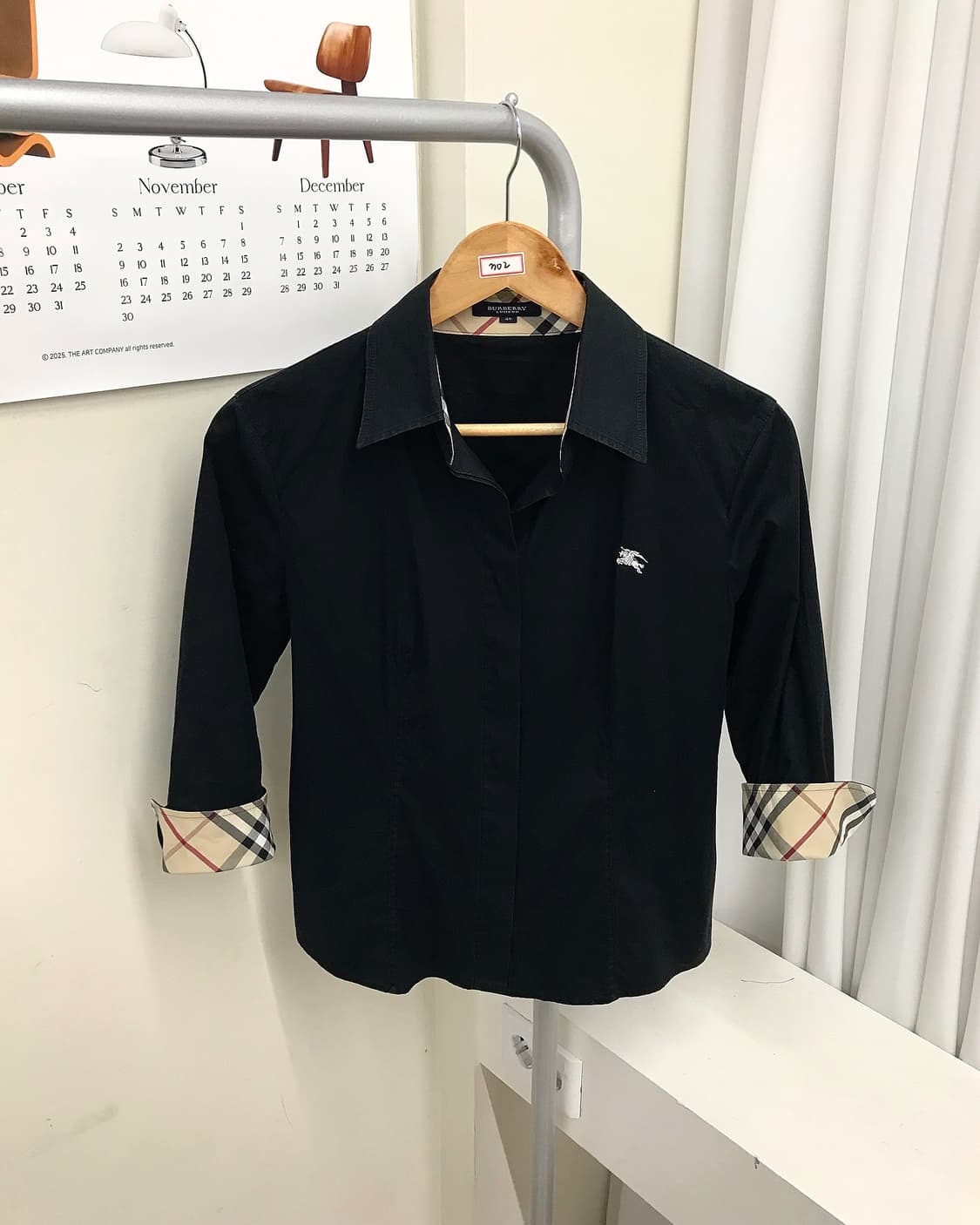 버버리 블랙 셔츠 상품이미지1