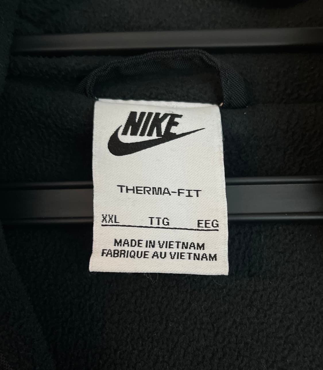 [2XL/110] 나이키 윈드러너 우븐 기모 바람막이 자켓 블랙 상품이미지5