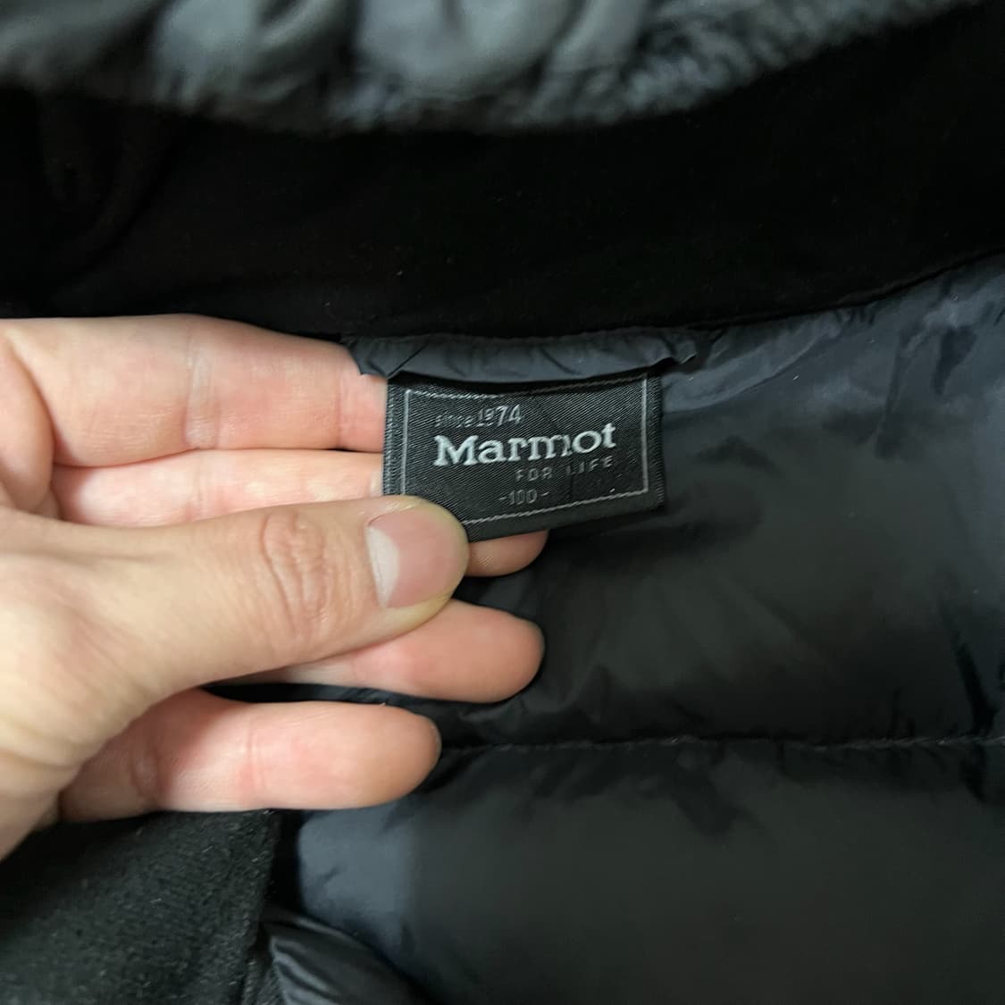 마모트 여성 구스다운 후드 경량 롱패딩 L/100  상품이미지5