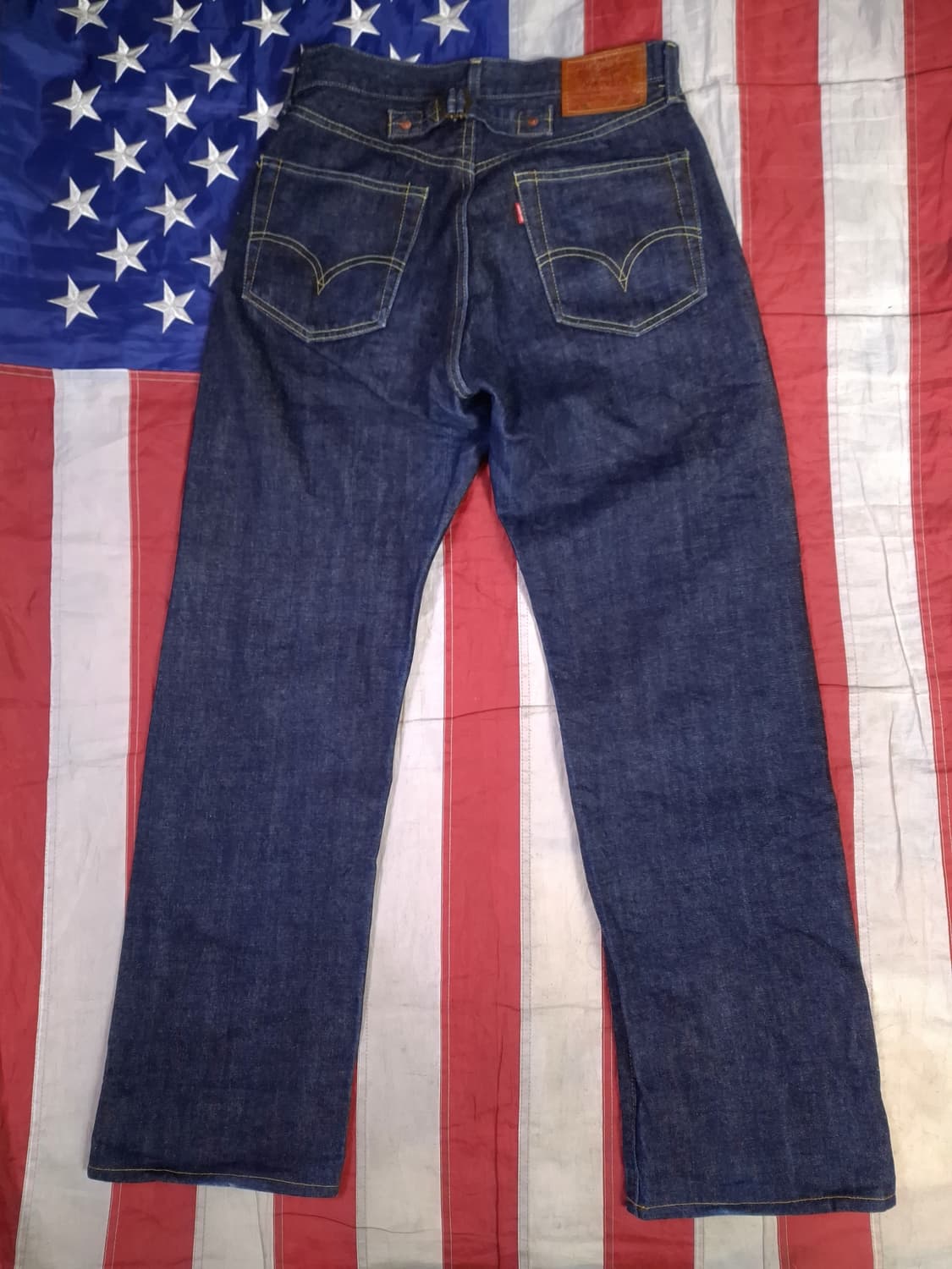 오리지날 90's 일본판 리바이스 702 신치백 셀비지 데님진 상품이미지5