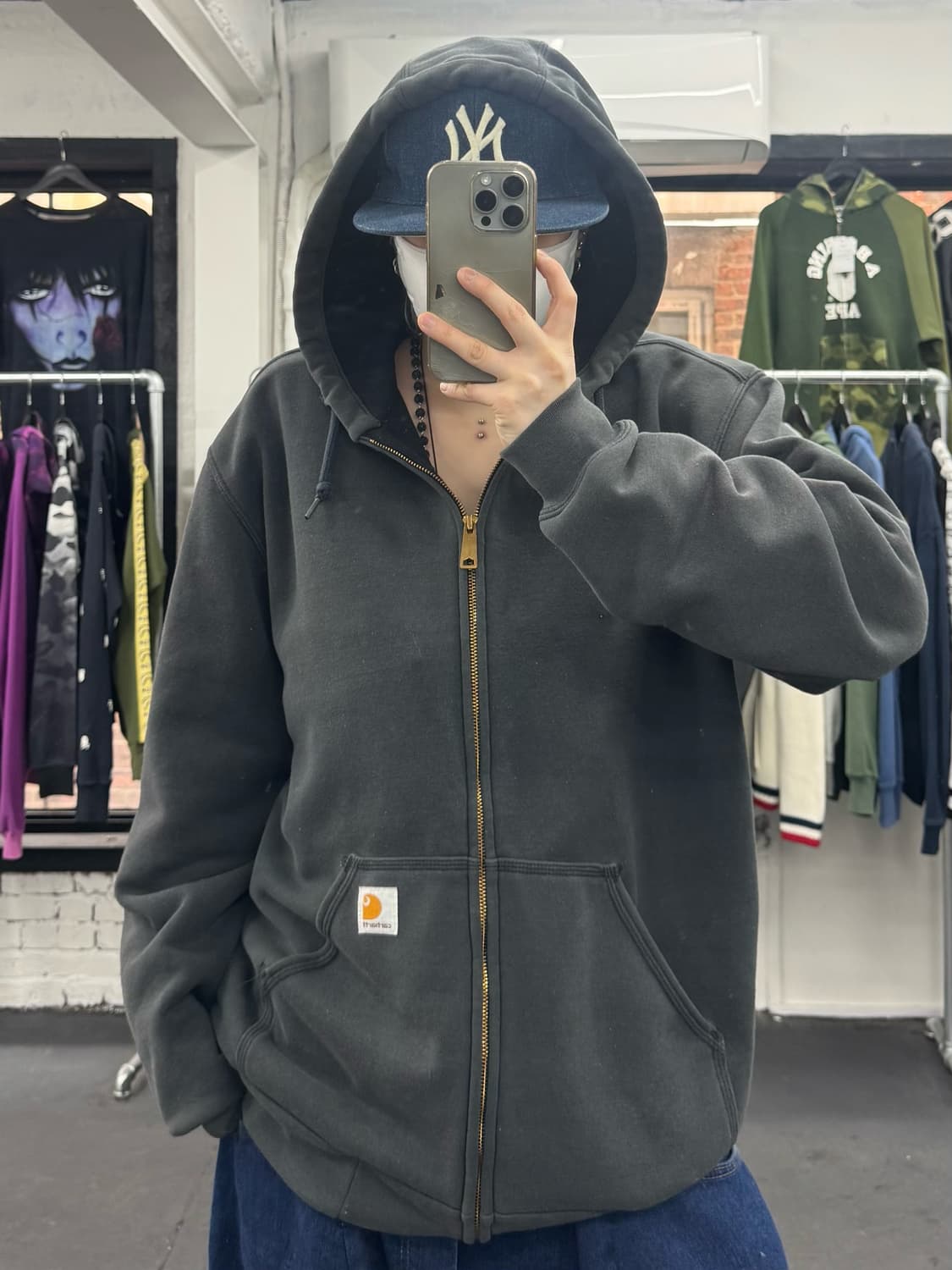 칼하트 써멀 후드집업 상품이미지3