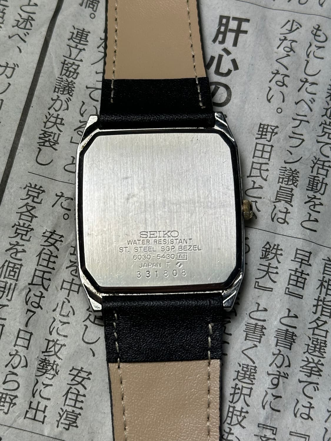 SEIKO square gold 상품이미지6