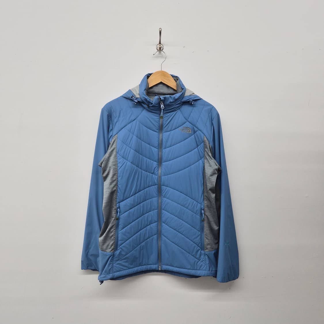 노스페이스 경량 패딩 자켓 블루 여성 L 상품이미지1