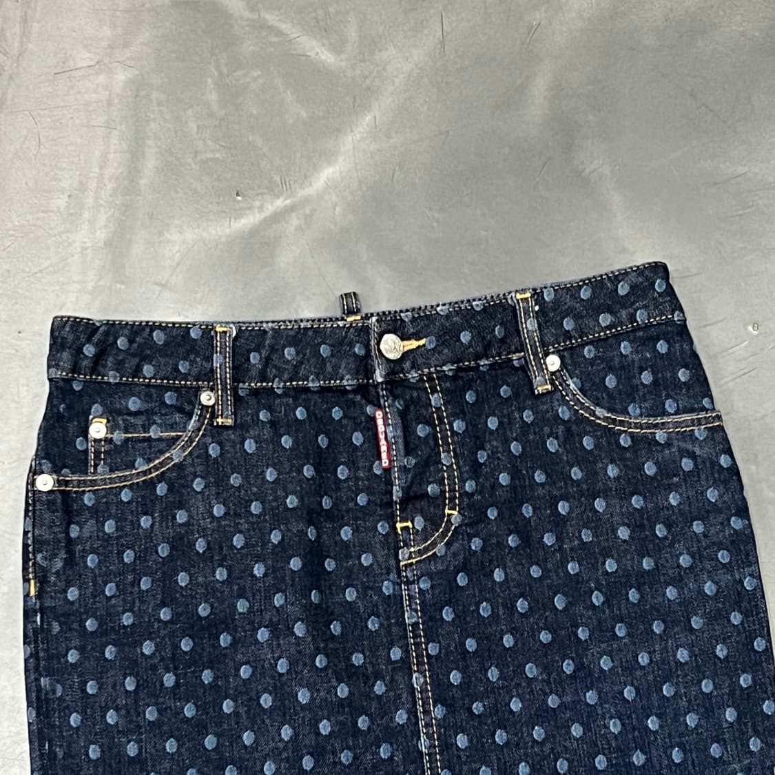  디스퀘어드2 도트 데님 스커트 y15867 상품이미지3