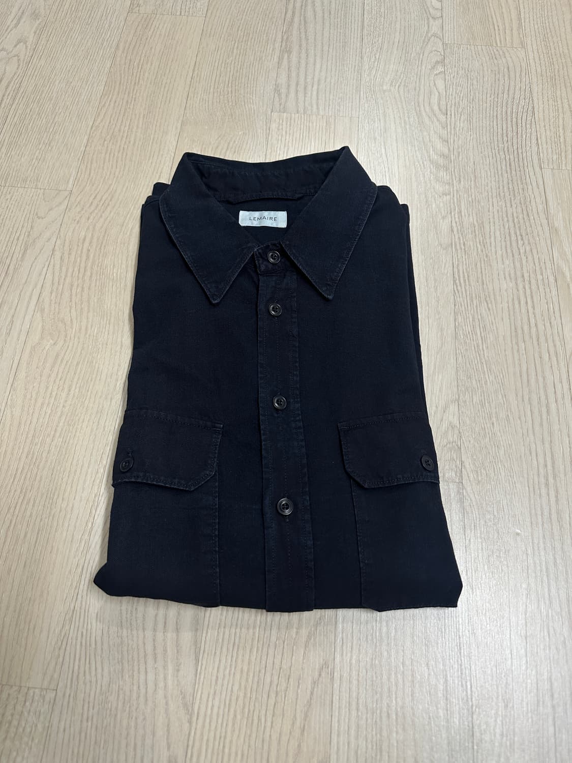 (L) 르메르 인디고 밀리터리 셔츠 상품이미지3