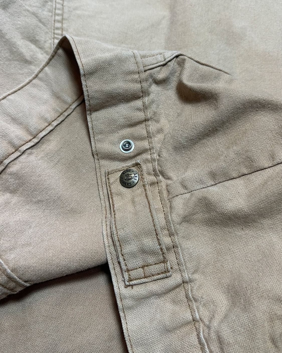 80-90s 페이드 코튼 트러커 자켓 made in usa 상품이미지7