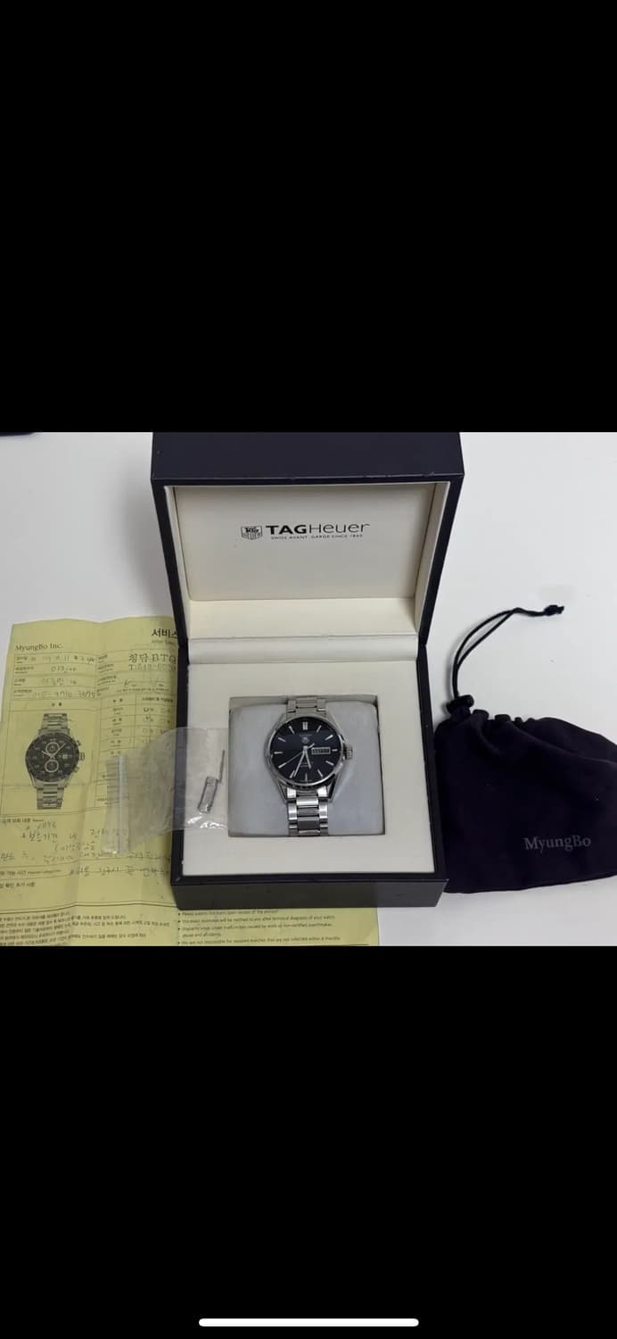 태그호이어 카레라 칼리버5 41미리 검판 데이데이트 상품이미지1