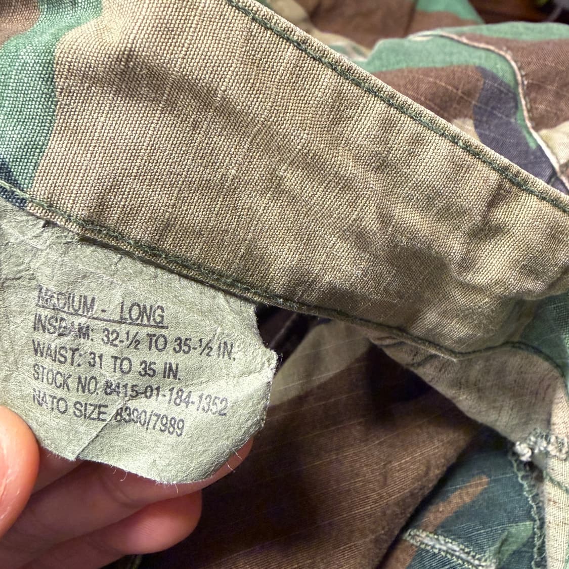 US Woodland BDU Pants M-L Size 260505-4 상품이미지9