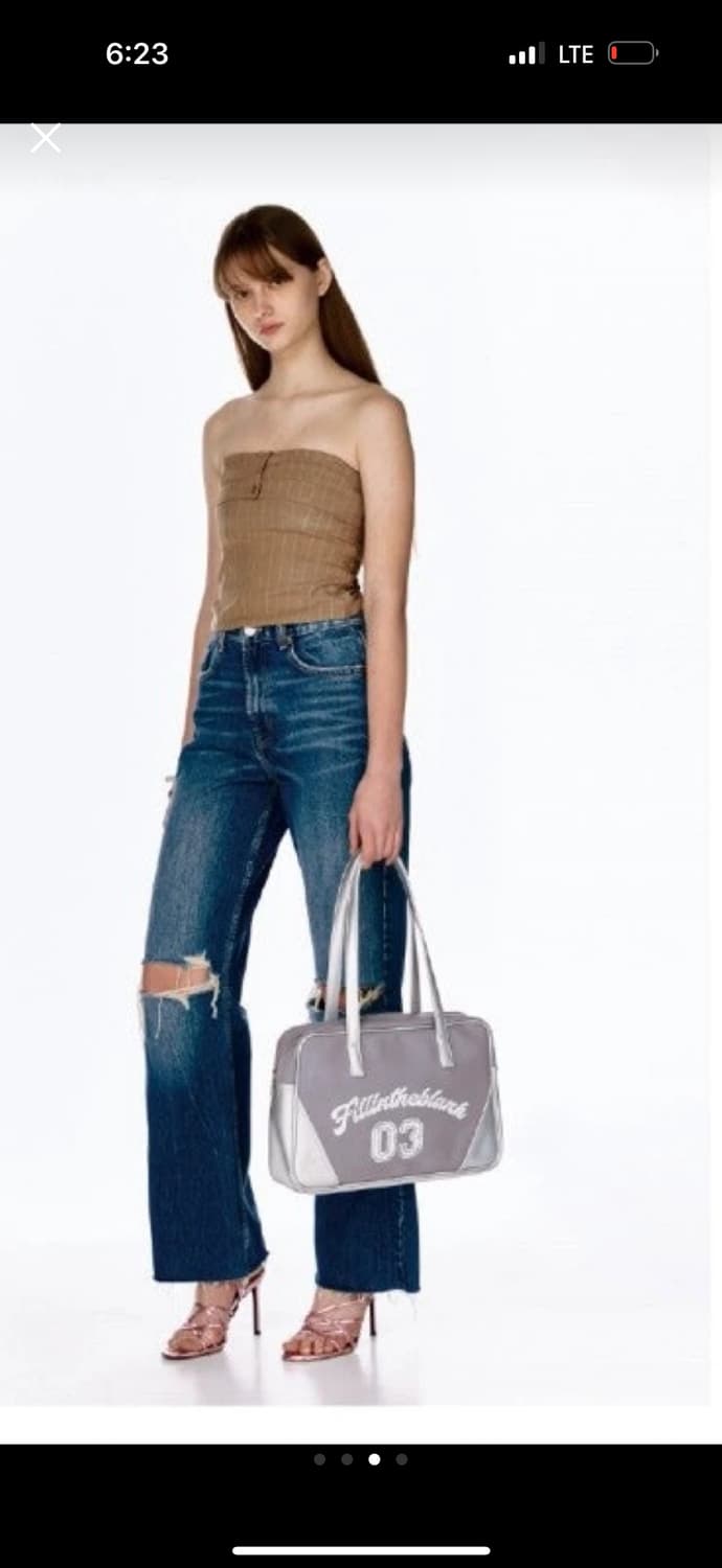 (필인더블랭크 무신사) 13인치 노트북 들어가는 y2k 핀터 가방 /5회 상품이미지3