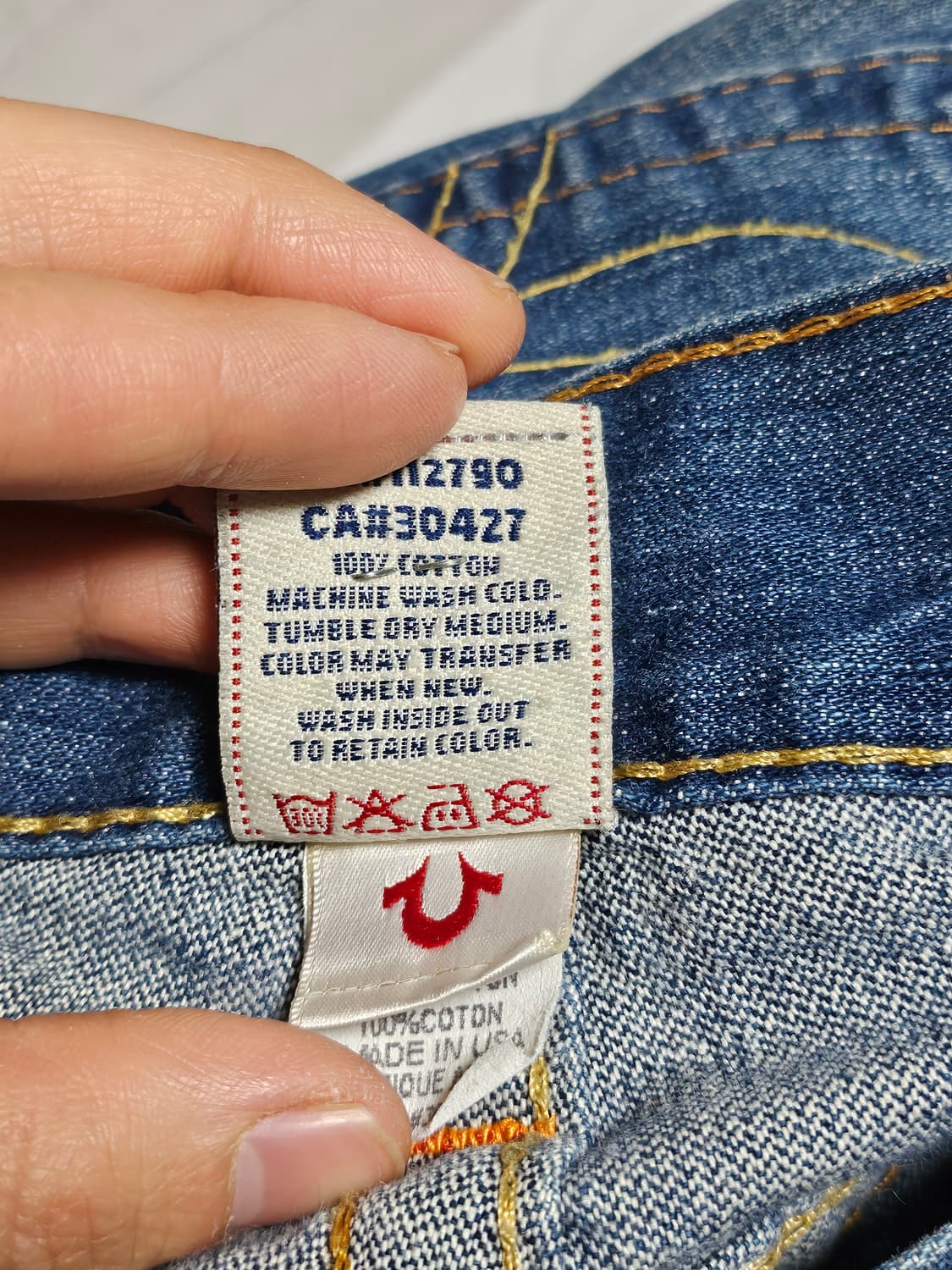 트루 릴리젼 조이 부츠컷 여성 데님팬츠 28-29 상품이미지5