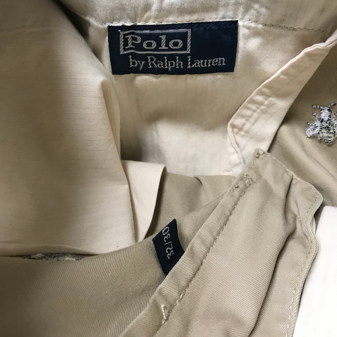 폴로 랄프로렌 멀티 자수 치노 팬츠 베이지 32/30 상품이미지5