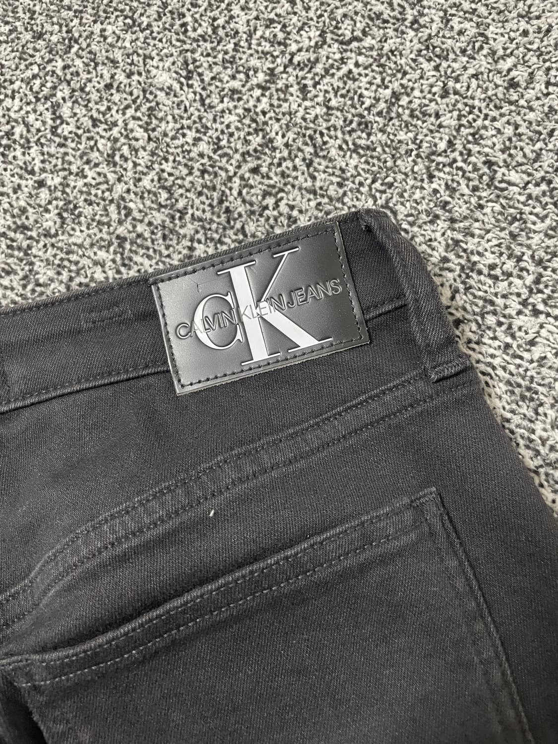 빈티지9. 캘빈클라인 CK 청바지 데님팬츠 진 흑청 상품이미지4