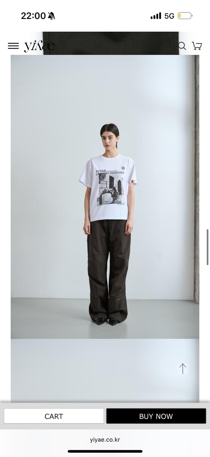 Yiyae 지퍼 팬츠 상품이미지4