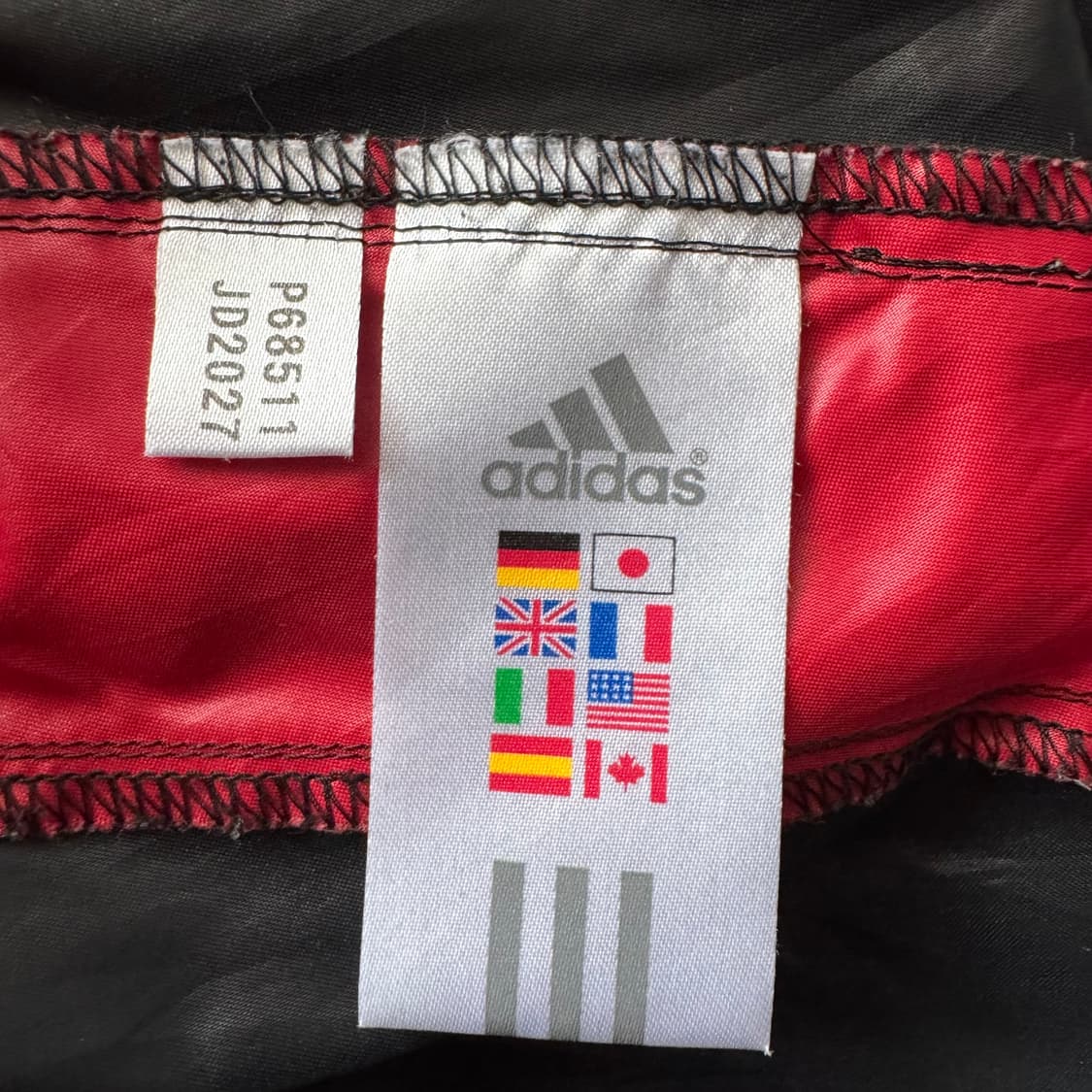 ADIDAS 일본빈티지 나일론 바람막이 아디다스 긴팔 M 39 상품이미지8