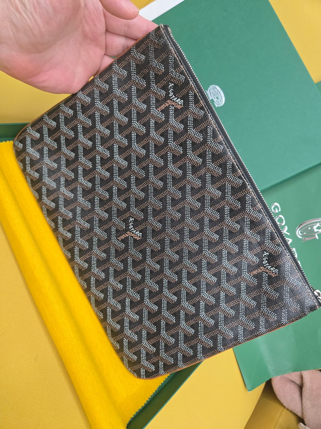 고야드 세나 MM 클러치 블랙 상품이미지2