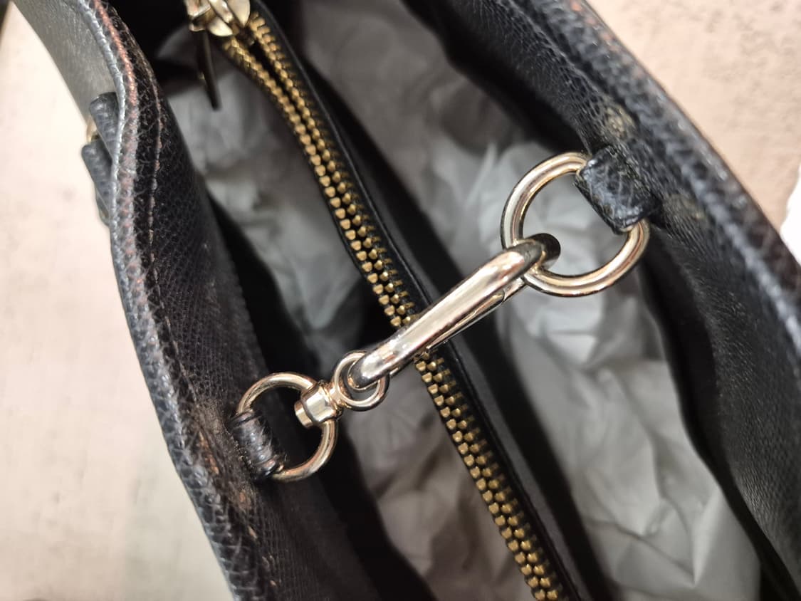 코치 블랙 가죽 토트백/숄더백 상품이미지8