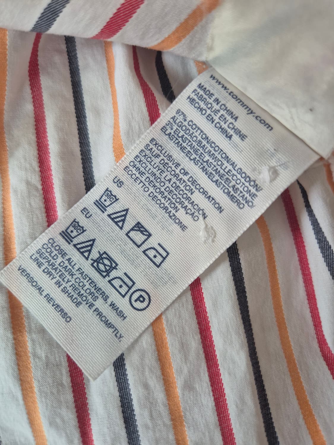 타미힐피거 스트라이프 패턴 셔츠 상품이미지8