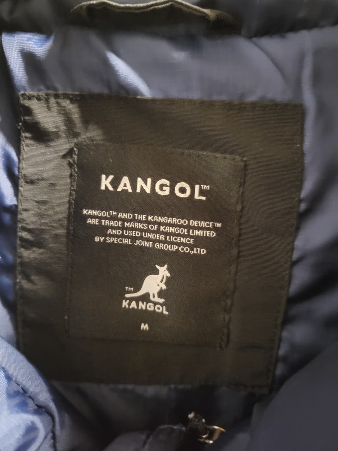 [100]캉골 덕다운 블랙 패딩 상품이미지4