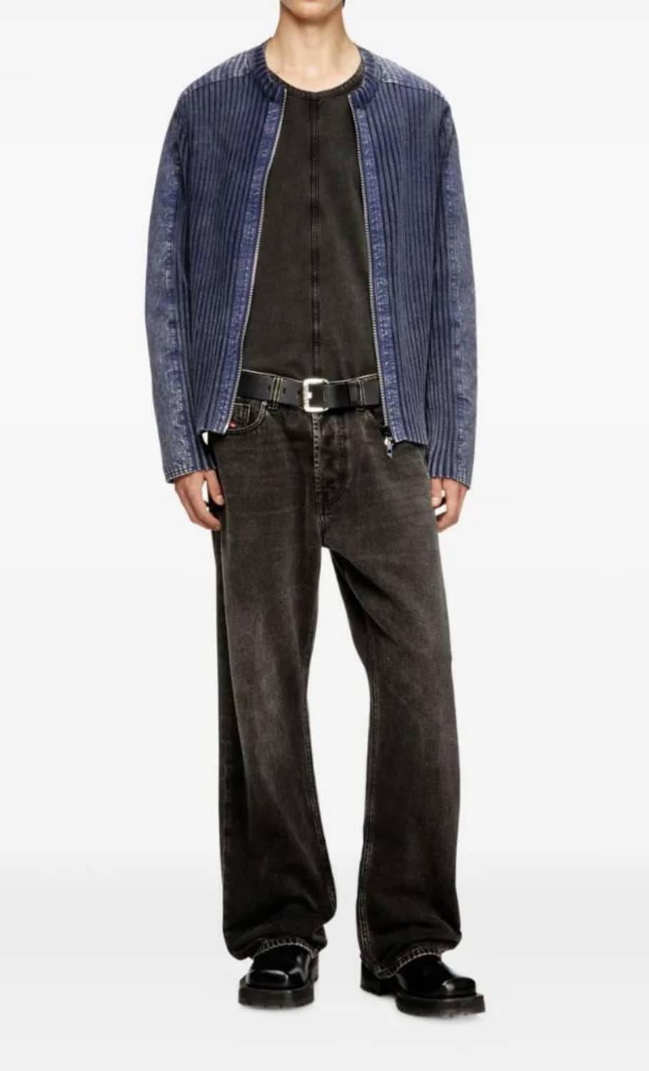 DIESEL 25FW 디젤 골지 집업 가디건  상품이미지2