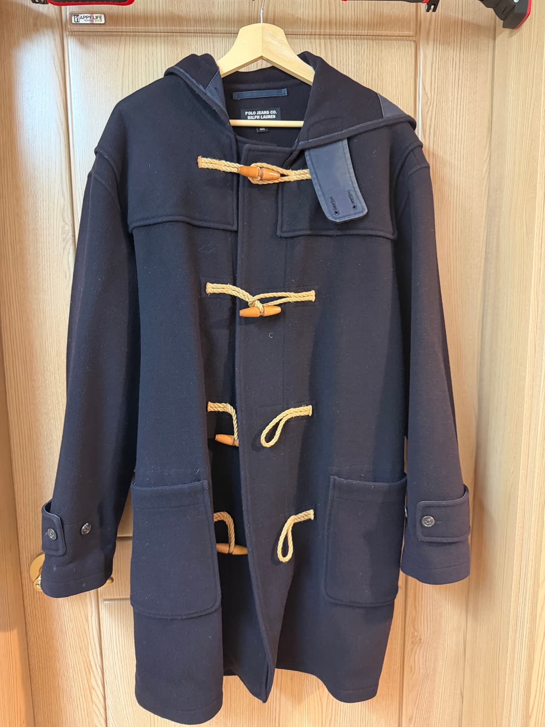 폴로 더플코트 떡볶이코트 네이비 105 XL  상품이미지1