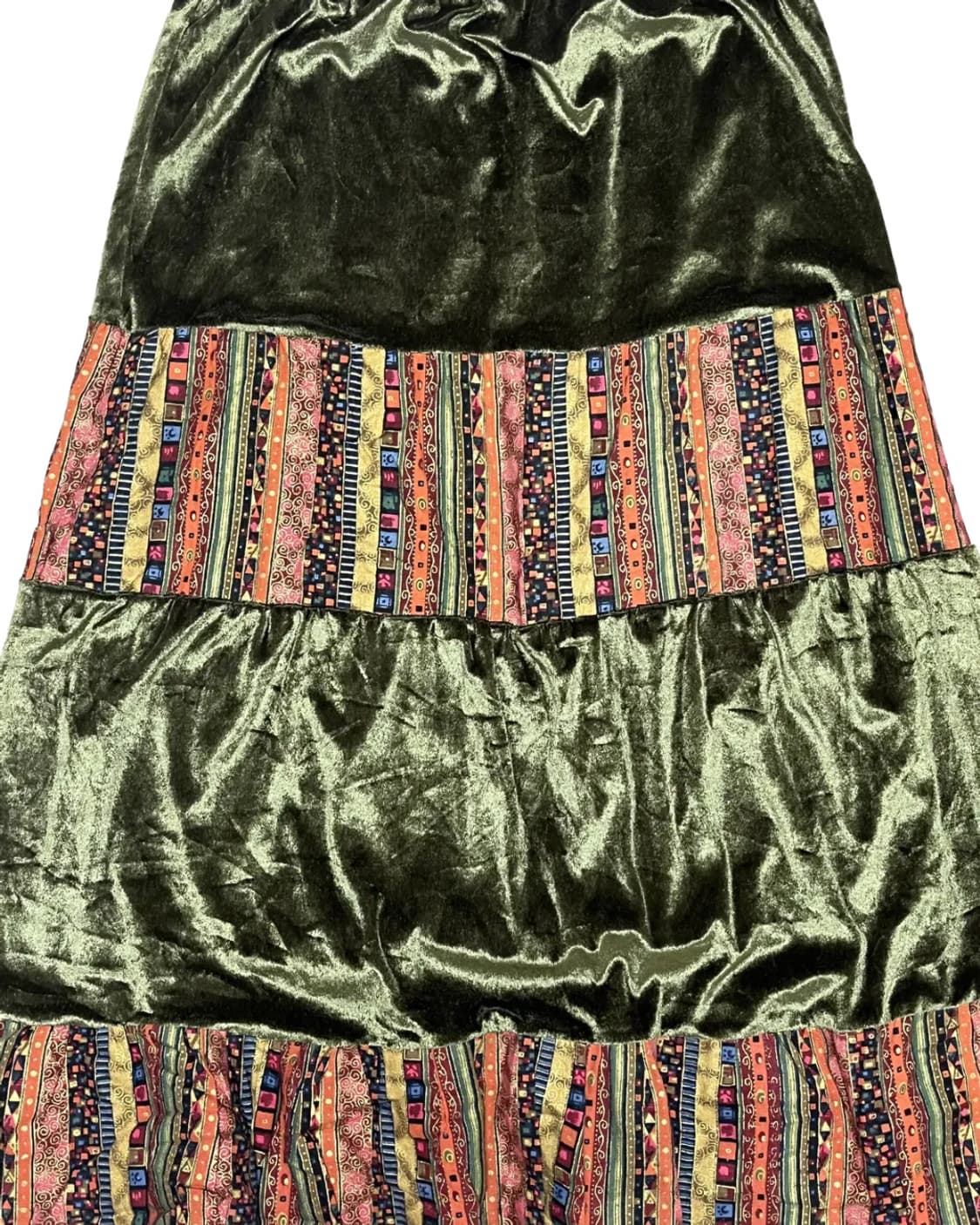 Velvet ethnic banding skirt 상품이미지3