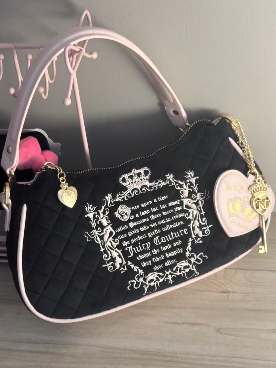 쥬시꾸뛰르 숄더백 가방 베이비베어 베메클 핀터깔 갸루 y2k 상품이미지3