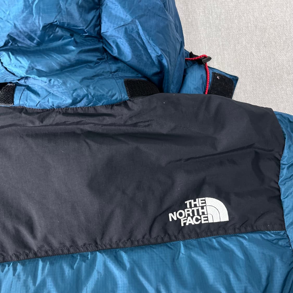 100 노스페이스 서밋시리즈 윈드스토퍼 700 드롭 블루 패딩 상품이미지8