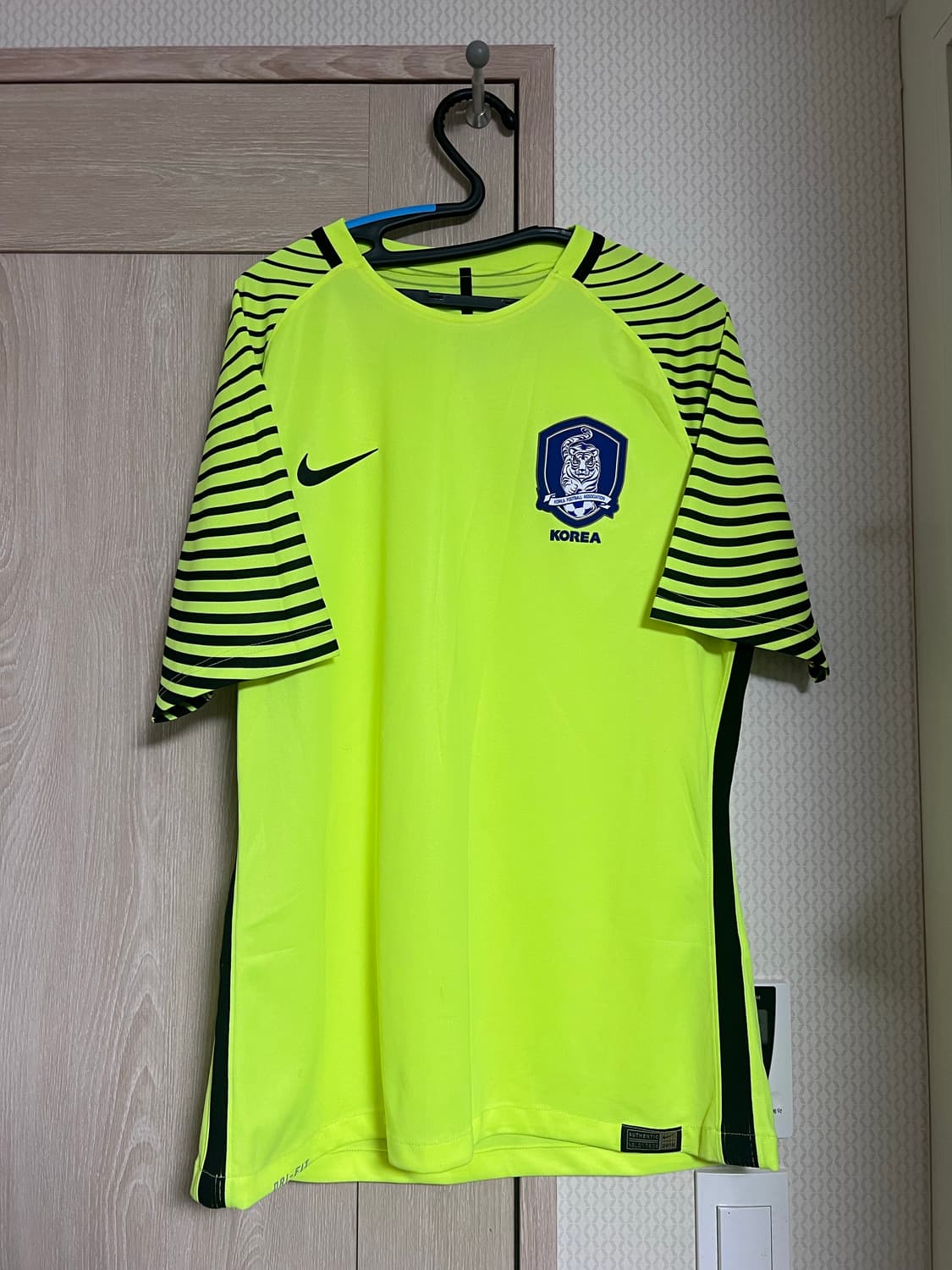 나이키 대한민국 국가대표 골키퍼 GK 트레이닝 축구 선수 지급용 유니폼 상품이미지1