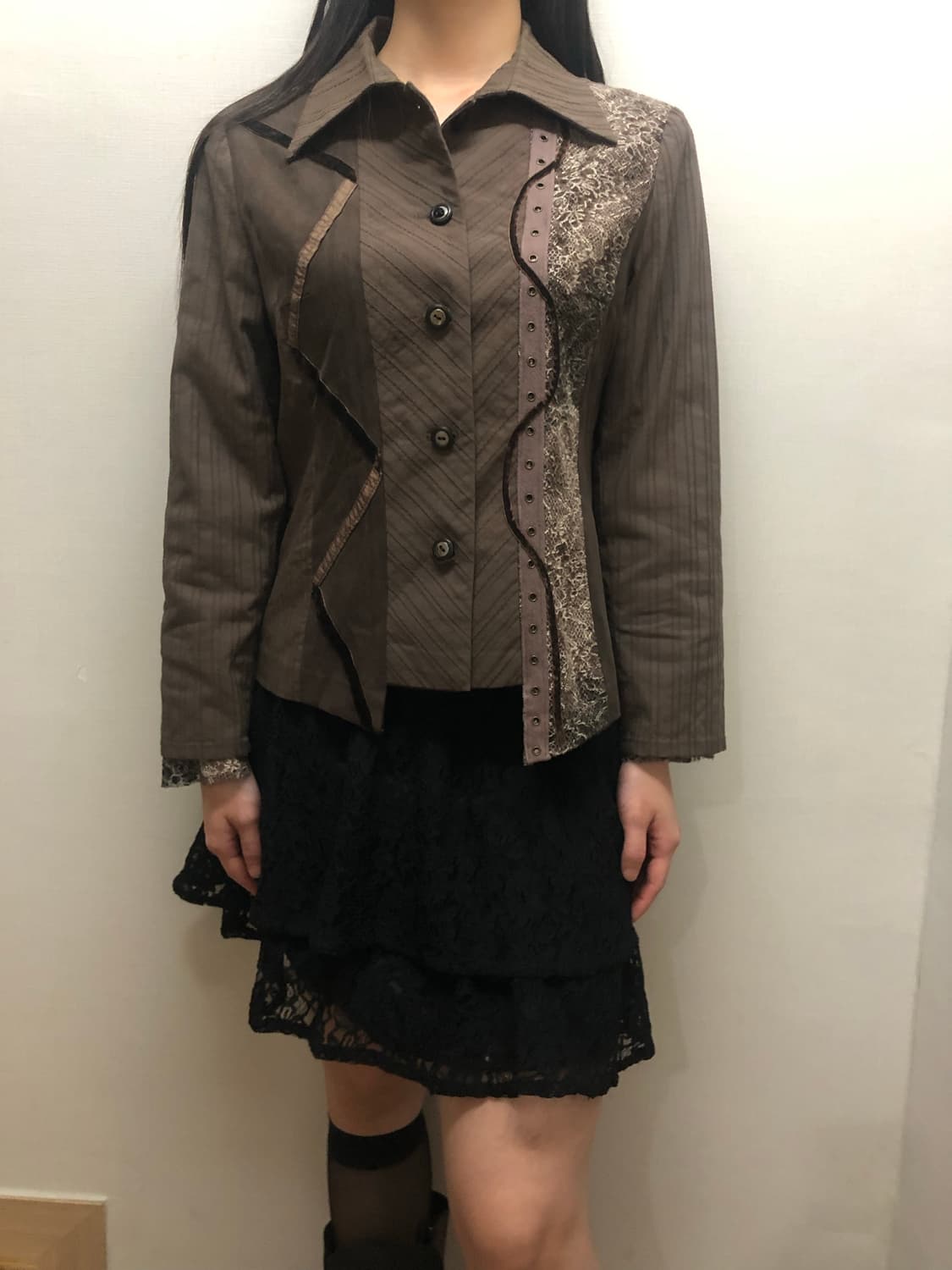 빈티지 브라운 오리엔탈 자켓 상품이미지4