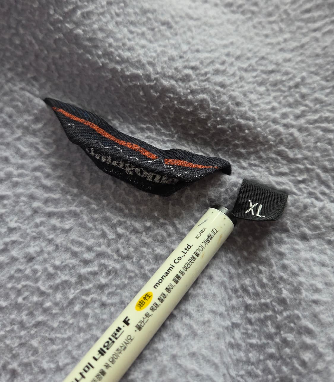 (XL)파타고니아 80s Usa 블루/그레이 쉘 봄버 자켓 상품이미지5