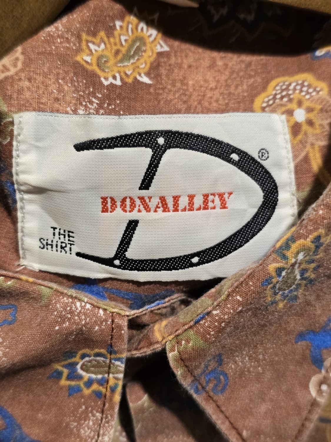 90s Donalley Floral Pattern Shirt 상품이미지3