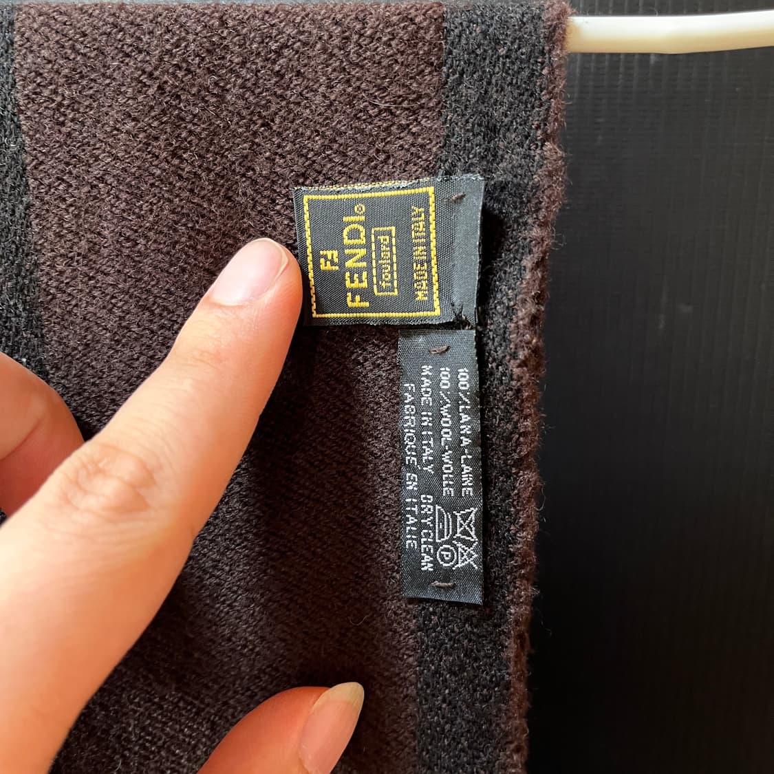 펜디 빈티지 울 머플러 상품이미지2