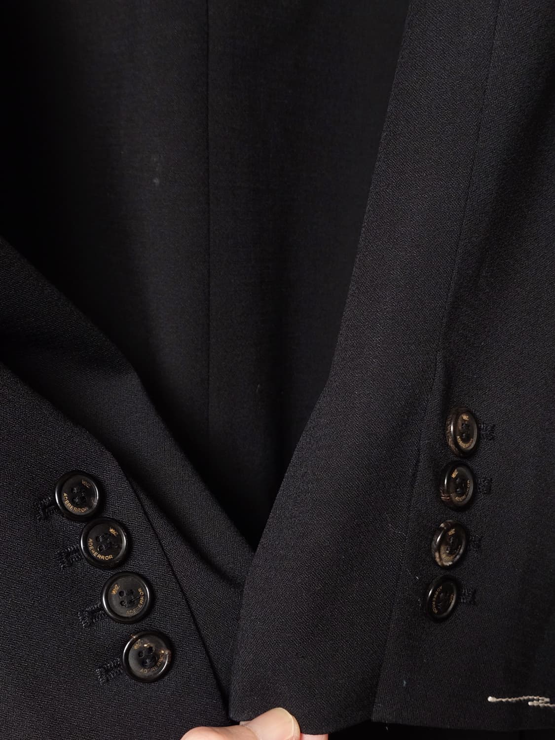 [M] 자라 x 아더에러 오버사이즈 블레이저 블랙 스티치 상품이미지7