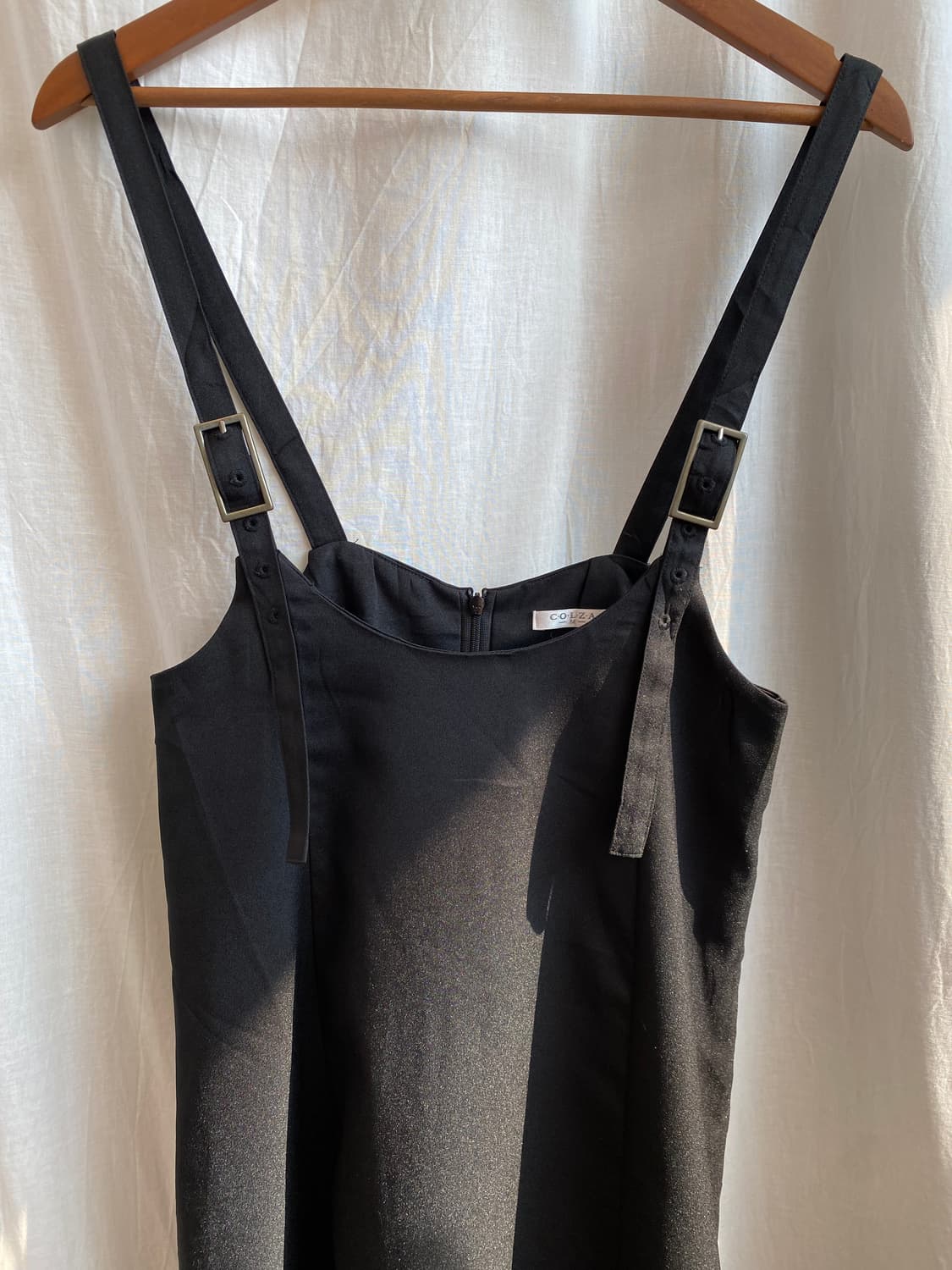 COLZA 블랙 서스펜더 원피스(M) 상품이미지3