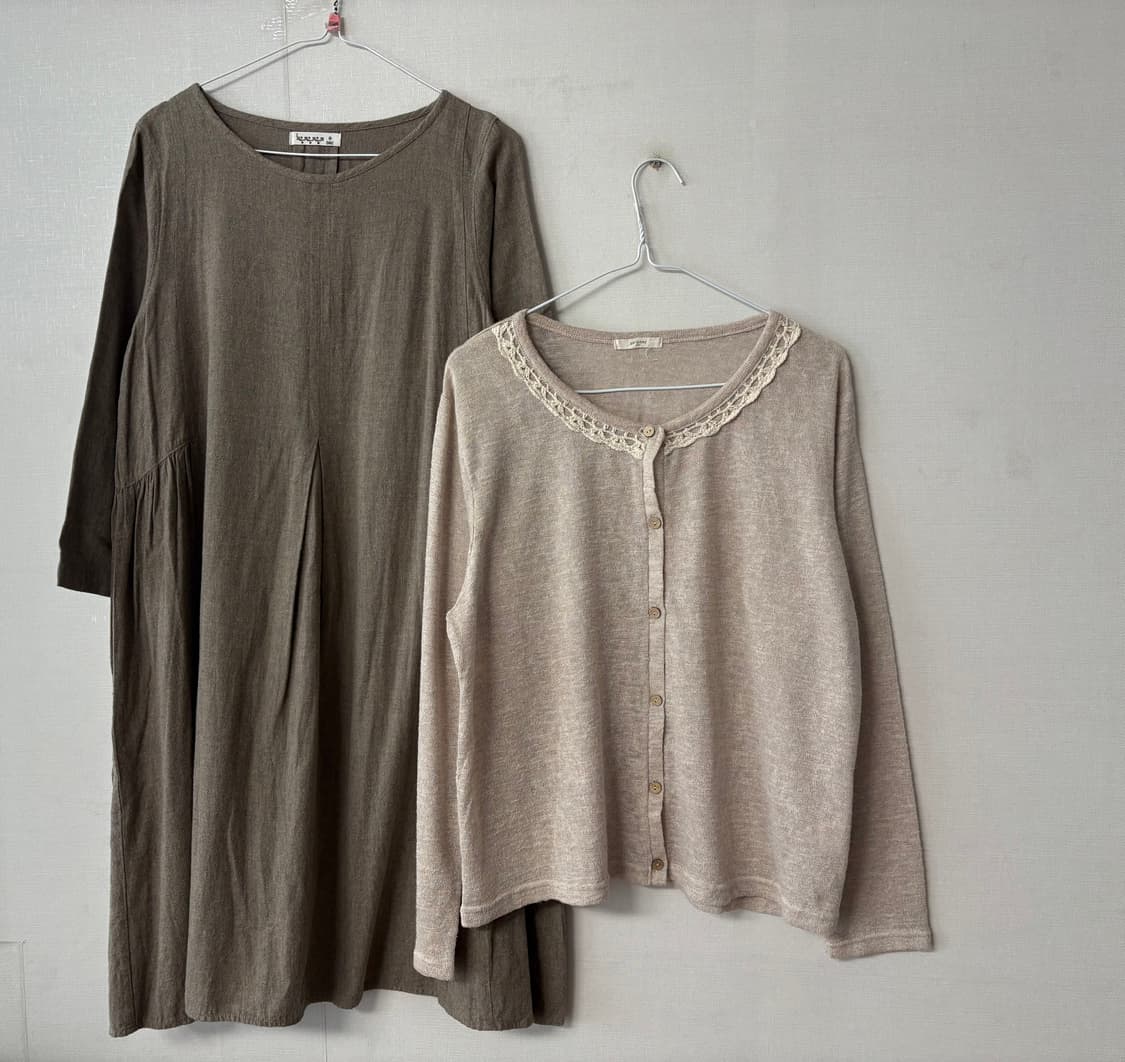 sm2원피스+자수 가디건 상품이미지1