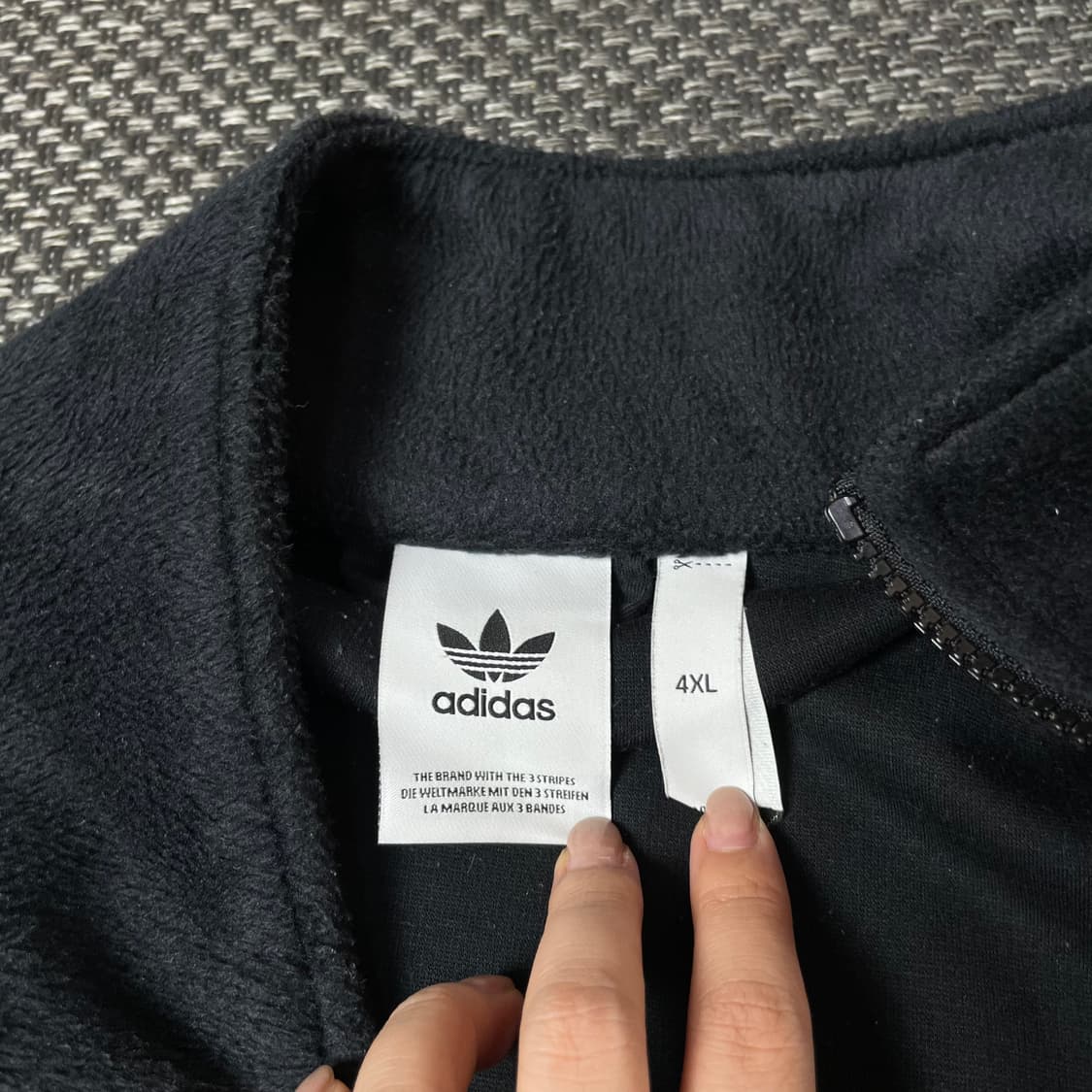 아디다스 딥그린 트랙탑 플리스 자켓 4XL 상품이미지4