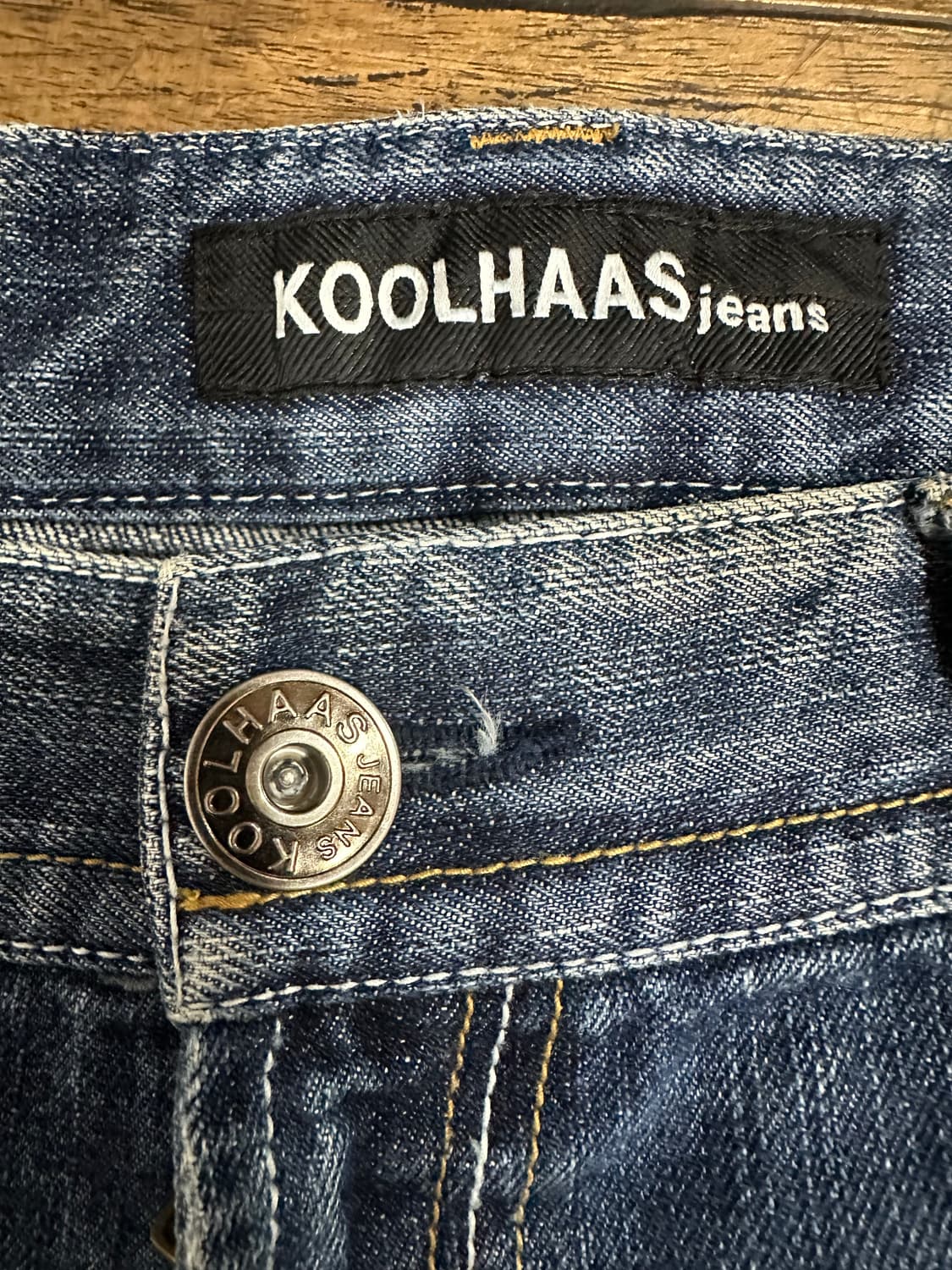 쿨하스진 Y2K 올드스쿨 빈티지 청바지 34사이즈 상품이미지4