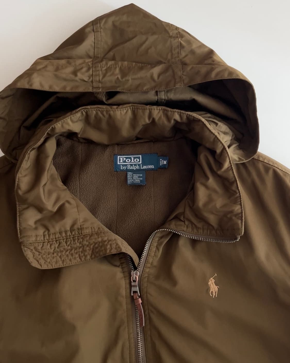 폴로 랄프로렌 카키 브라운 기모 블루종 자켓 M 상품이미지3