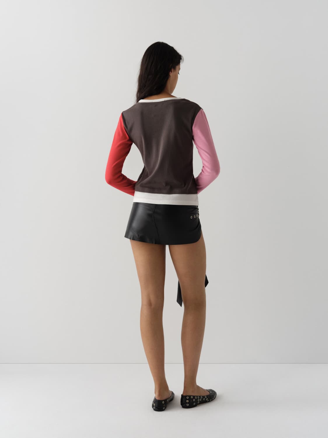 [S]기마구아스 Samm 레이어드 티셔츠/멀티 상품이미지4