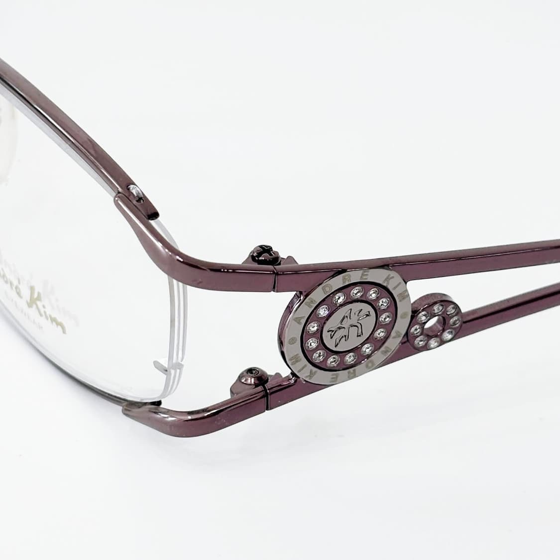 Andre Kim 앙드레김 로고 메탈 데드스탁 빈티지안경 상품이미지2